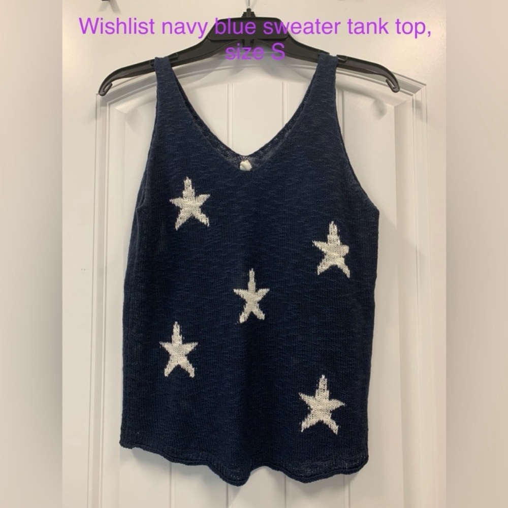 Women’s Sweater Tank Top Size S